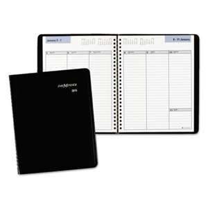 AT-A-GLANCE Weekly Planner, 6 7/8 x 8 3/4, Black, 2017