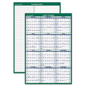 AT-A-GLANCE Vertical Erasable Wall Planner, 24 x 36, 2017