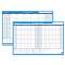 AT-A-GLANCE 30/60-Day Undated Horizontal Erasable Wall Planner, 36 x 24, White/Blue,