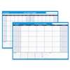 AT-A-GLANCE 30/60-Day Undated Horizontal Erasable Wall Planner, 48 x 32, White/Blue,
