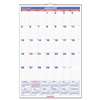 AT-A-GLANCE Monthly Wall Calendar with Ruled Daily Blocks, 20 x 30, White, 2017