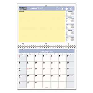 AT-A-GLANCE QuickNotes Desk/Wall Calendar, 11 x 8, 2017