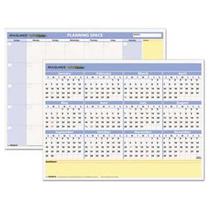AT-A-GLANCE QuickNotes Mini Erasable Wall Planner, 16 x 12, 2017