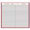 AT-A-GLANCE Standard Diary Daily Diary, Recycled, Red, 7 11/16 x 12 1/8, 2017
