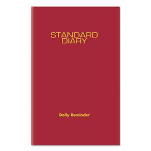 AT-A-GLANCE Standard Diary Recycled Daily Reminder, Red, 5 3/4 x 8 5/16, 2017