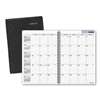 AT-A-GLANCE Monthly Planner, 7 7/8 x 11 7/8, Black Two-Piece Cover, 2016-2018