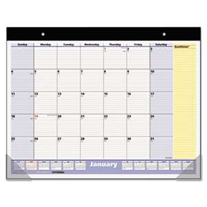 AT-A-GLANCE QuickNotes Desk Pad, 22 x 17, 2017-2018