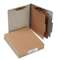 ACCO BRANDS, INC. Pressboard 25-Pt Classification Folders, Letter, 6-Section, Mist Gray, 10/Box