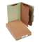 ACCO BRANDS, INC. Pressboard 25-Pt Classification Folders, Legal, 6-Section, Leaf Green, 10/Box