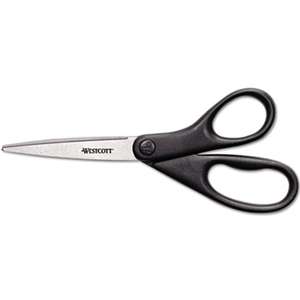 ACME UNITED CORPORATION Design Line Stainless Steel Scissors, Metallic Black, 8" Long