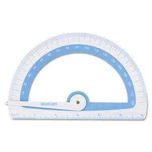 ACME UNITED CORPORATION Soft Touch School Protractor With Microban Protection, Assorted Colors