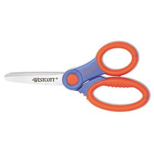 ACME UNITED CORPORATION Soft Handle Kids Scissors with Antimicrobial Protection, 5" Blunt