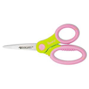 ACME UNITED CORPORATION Soft Handle Kids Scissors with Antimicrobial Protection, 5" Pointed