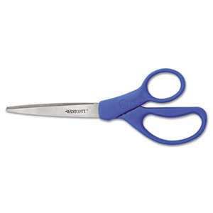 ACME UNITED CORPORATION Preferred Line Stainless Steel Scissors, 8" Long, Blue, 2/Pack