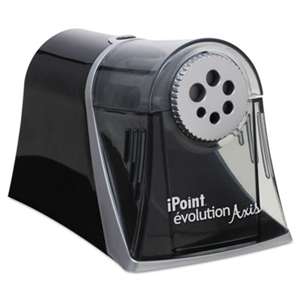 ACME UNITED CORPORATION Evolution Axis Pencil Sharpener, Black/Silver, 5w x 7 1/2 d x 7 1/4h