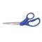 ACME UNITED CORPORATION Preferred Line Stainless Steel Scissors, 8" Bent, Blue