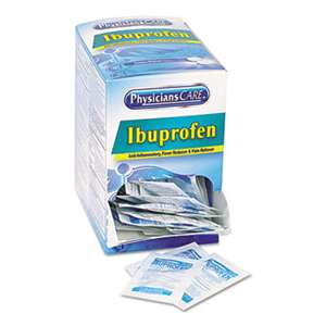 ACME UNITED CORPORATION Ibuprofen Medication, Two-Pack, 200mg, 50 Packs/Box