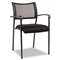 ALERA Alera Eikon Series Stacking Mesh Guest Chair, Black, 2/Carton