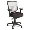 ALERA Alera Elusion Series Mesh Mid-Back Swivel/Tilt Chair, Black/White