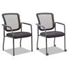 ALERA Mesh Guest Stacking Chair, Black