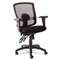 ALERA Alera Etros Series Petite Mid-Back Multifunction Mesh Chair, Black