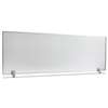 ALERA Polycarbonate Privacy Panel, 47w x 18h, Silver