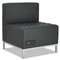 ALERA Alera QUB Series Powered Armless L Sectional, 26 3/8 x 26 3/8 x 30 1/2, Black