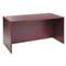 ALERA Alera Valencia Series Straight Desk Shell, 59 1/8w x 29 1/2d x 29 5/8h, Mahogany