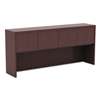 ALERA Alera Valencia Series Hutch with Doors, 70 5/8w x 15d x 35 1/2h, Mahogany