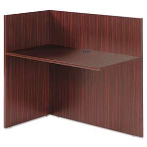 ALERA Alera Valencia Reversible Reception Return, 44w x 23 5/8d x 41 1/2h, Mahogany