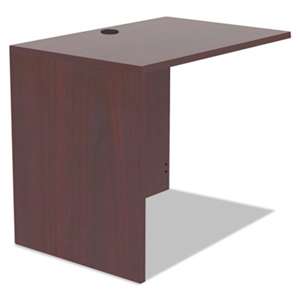 ALERA Alera Valencia Series Reversible Return/Bridge Shell, 35w x 23 5/8d, Mahogany