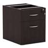 ALERA Alera Valencia Series 3/4 Box/File Pedestal,15 5/8w x 20 1/2d x 19 1/4h,Espresso