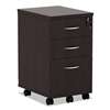 ALERA Alera Valencia Mobile B/B/F Pedestal File, 15 7/8 x 20 1/2 x 28 3/8, Espresso