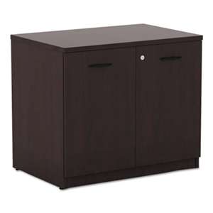 ALERA Alera Valencia Series Storage Cabinet, 34w x 22 3/4d x 29 1/2h, Mahogany