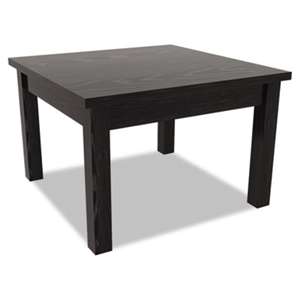 ALERA Alera Valencia Series Occasional Table, Square, 23-5/8 x 23-5/8 x 20-3/8, Black