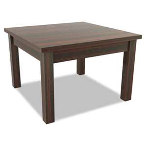 ALERA Alera Valencia Series Occasional Table, Square,23-5/8 x 23-5/8 x 20-3/8,Mahogany