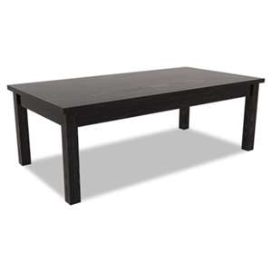 ALERA Alera Valencia Series Occasional Table, Rectangle, 47-1/4 x 20 x 16-3/8, Black