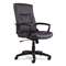 ALERA Alera YR Series Executive High-Back Swivel/Tilt Leather Chair, Black