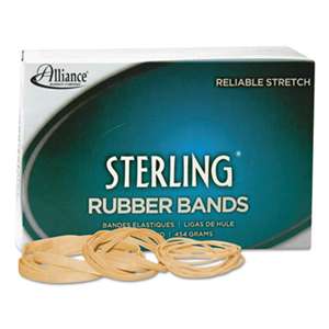 ALLIANCE RUBBER Sterling Rubber Bands Rubber Bands, 117B, 7 x 1/8, 250 Bands/1lb Box