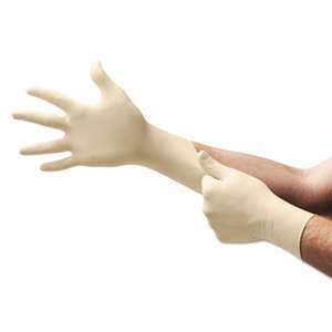 ANSELL LIMITED XT Premium Latex Disposable Gloves, Powder-Free, Medium, 100/Box