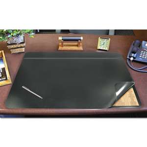 ARTISTIC LLC Hide-Away PVC Desk Pad, 24 x 19, Black