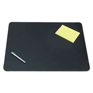 ARTISTIC LLC Sagamore Desk Pad w/Decorative Stitching, 24 x 19, Black