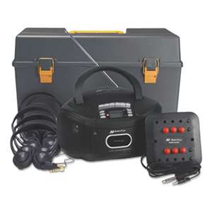 AMPLIVOX PORTABLE SOUND SYS. Personal Six-Station Listening Center