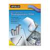 Apollo PP201C Plain Paper Transparency Film for Laser Devices, Removable Stripe, Clear, 100/BX