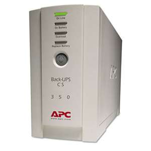 AMERICAN POWER CONVERSION Back-UPS CS Battery Backup System Six-Outlet 350 Volt-Amps
