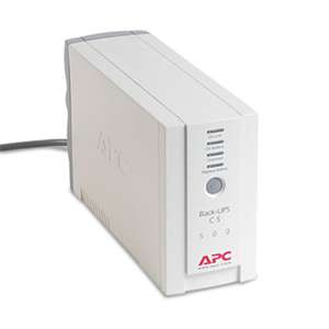 APC BK500 Back-UPS CS Battery Backup System Six-Outlet 500 Volt-Amps