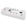 AMERICAN POWER CONVERSION Home/Office SurgeArrest Protector, 8 Outlets, 6 ft Cord, 2030 Joules, White