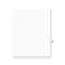 AVERY-DENNISON Avery-Style Legal Exhibit Side Tab Divider, Title: 18, Letter, White, 25/Pack