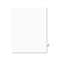 AVERY-DENNISON Avery-Style Legal Exhibit Side Tab Divider, Title: 22, Letter, White, 25/Pack