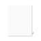 AVERY-DENNISON Avery-Style Legal Exhibit Side Tab Divider, Title: 24, Letter, White, 25/Pack